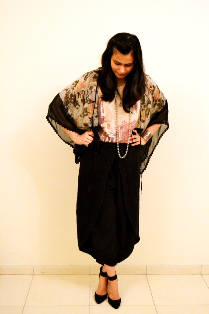 How to Pose 101: Look down at your outfit and pull off the 'What am I wearing' pose like a pro! (lol)